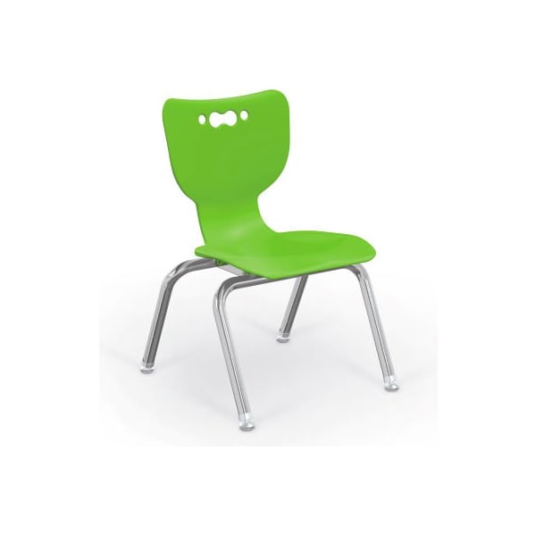 Balt Hierarchy 12 Plastic Classroom Chair - Set of 5 - Green